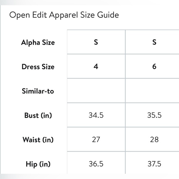 Open Edit Ivory Cotton Poplin Babydoll Top Size Small NWT - Picture 16 of 16